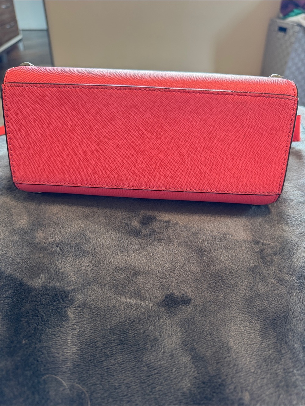 Michael Kors Coral Pink Studded Selma Crossbody Bag - Picture 4 of 6